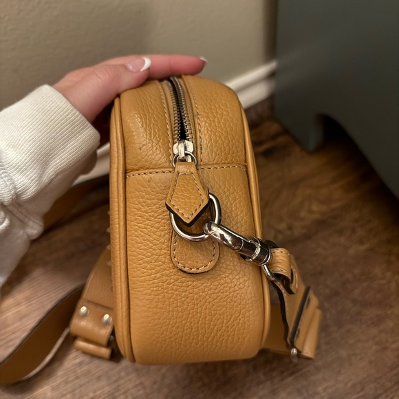 Valentino Tan Leather Crossbody Bag - Picture 4 of 9